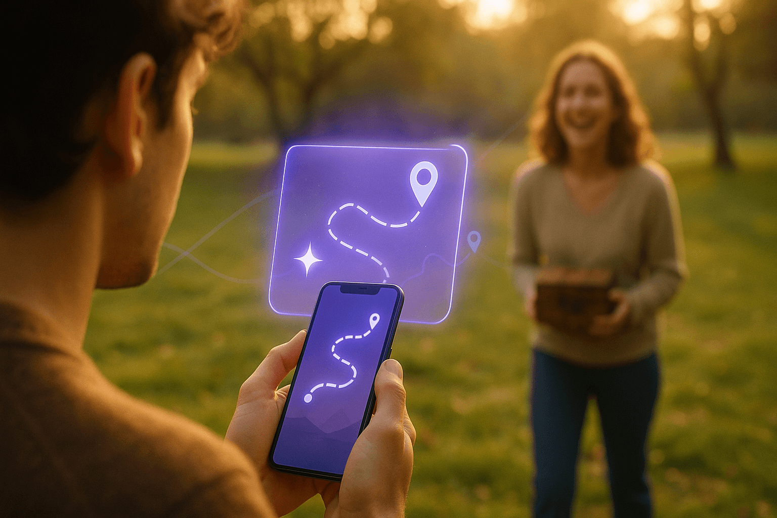 Background showing connection and magic
